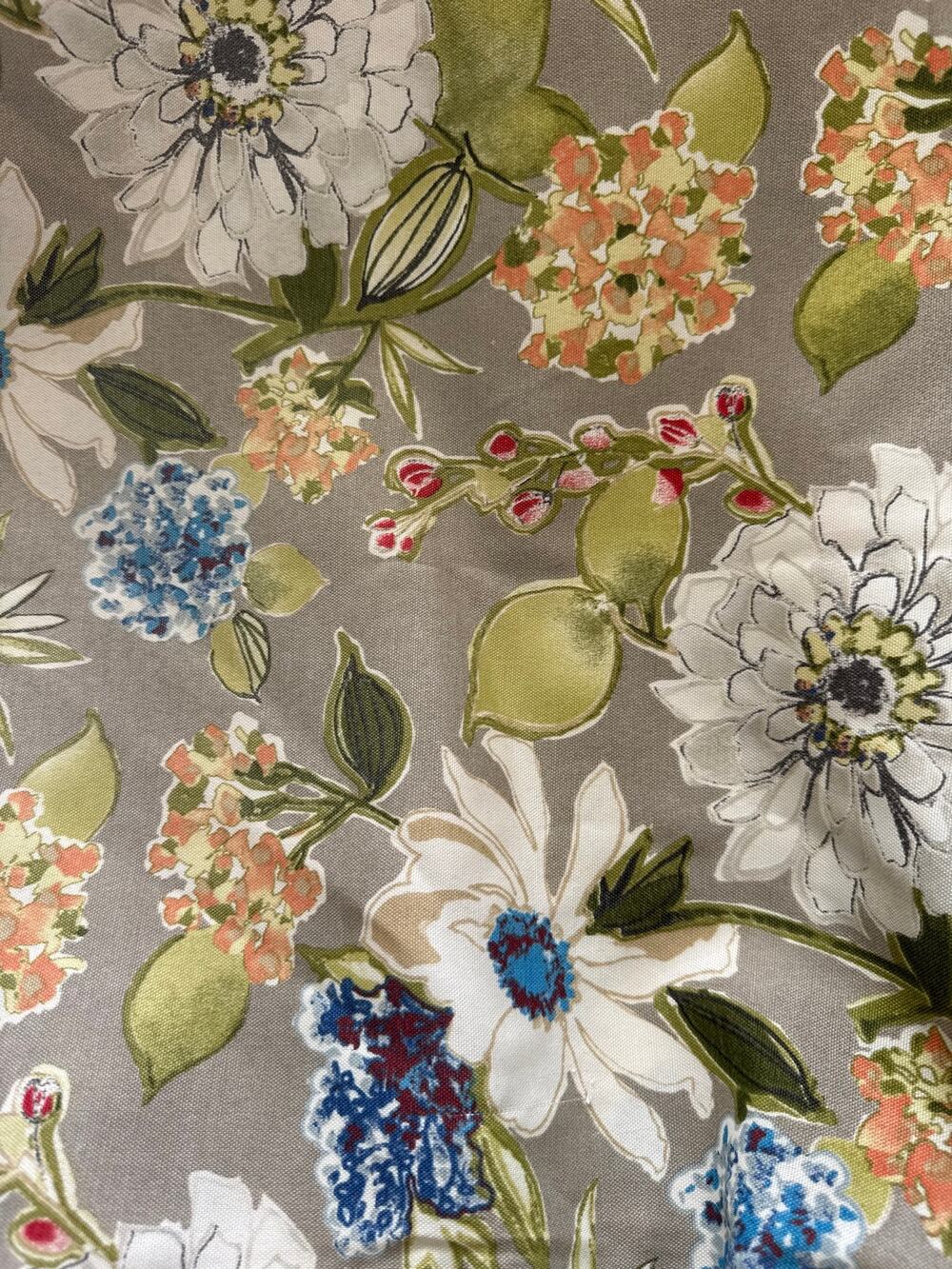 Ling’s Designs Floral Futon Cover Full 51x73x6 Sage Cottagecore Zip TX USA